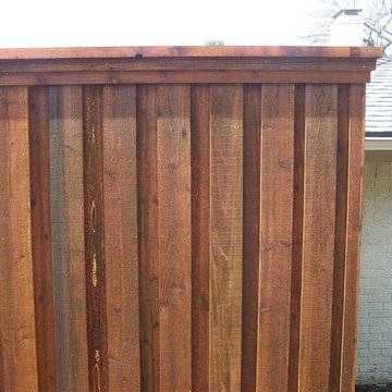 Board on Board Cedar Fence