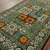 Oriental Hand-Knotted Floral Suzani Area Rug, 5'2"x8'2"