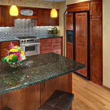 tin backsplash
