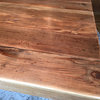 Dining Table With Hairpin Legs, Reclaimed Wood, 30x60x30, Antique Oak