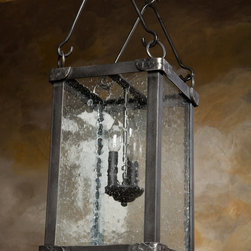 Seeded Glass Pendant - Pendant Lighting