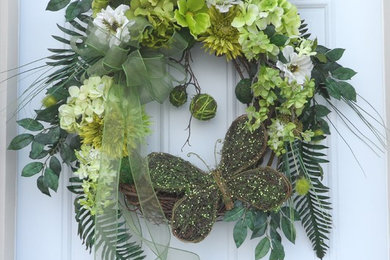 Mossy Green Butterfly Wreath
