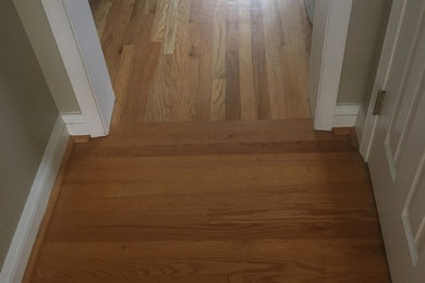 Hardwood floor install