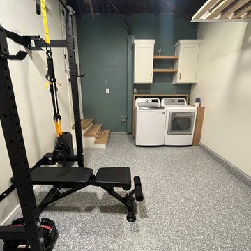 Garage Fitness Studio & Laundry Combo