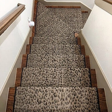 Pinched Leopard Narrowloom Stair Runner