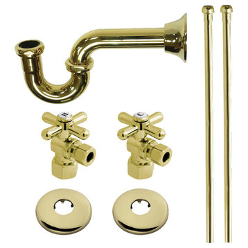 Kingston Brass Plumbing Supply Kit Combo, Polished Brass