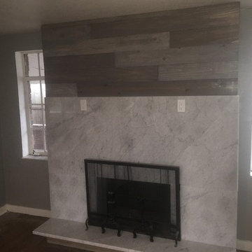 Carrara Marble Fireplace Facing
