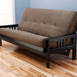 Monterey Black Futon | Suede Olive Futon Mattress - Products