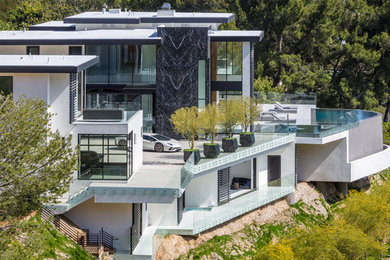 Trendy home design photo in Los Angeles