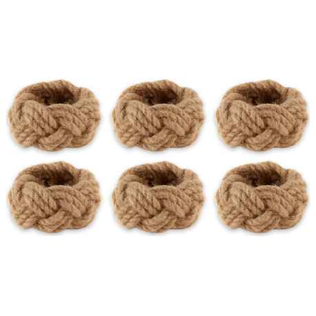 Nauti Knot Napkin Ring Set/6