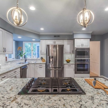 Woodbridge, VA Kitchen & Powder Bath Remodel 2019