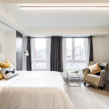 "Transports" themed Airbnb Studio