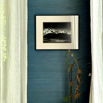 Phillip Jeffreis Wallpaper Installation in Living room
