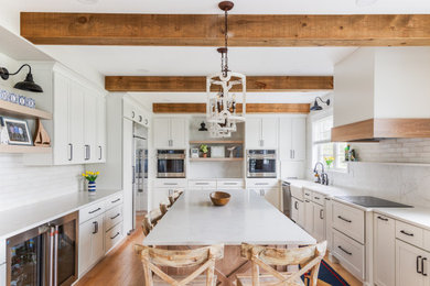 Inspiration for a farmhouse kitchen remodel in Burlington