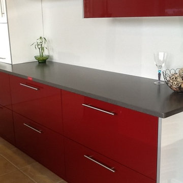 Pompeii Quartz - Wood Ash Brushed (Kitchens by Ambiance)