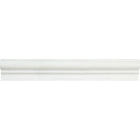 Thassos White Marble Honed OG-1 Chair Rail Molding Trim