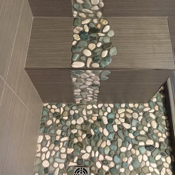 Pebble Tile Showers