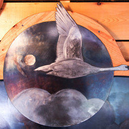 Through Your Spotting Scope - Public Art Commission - Sculptures
