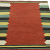 Persian Kilim Fars 3'5"x3'5" Hand Woven Oriental Rug