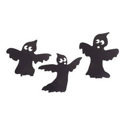 Ghostly Yard Art - Set of 3 - Outdoor Holiday Decorations