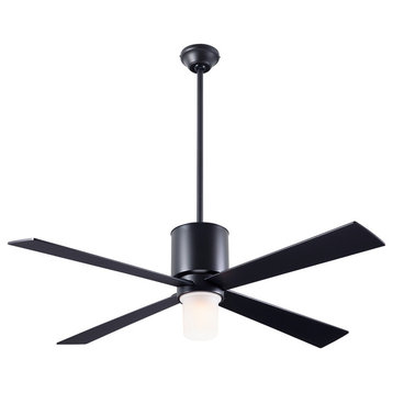 Lapa 17W LED Fan, Dark Bronze, 50" Black Blades
