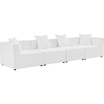 Foote 4-Piece Sectional Sofa - White