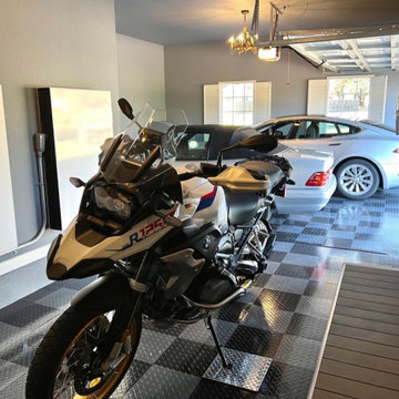 RACEDECK® Garage Flooring - Hi-Tech Garage installation