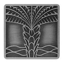 Inviting Home Inc. - Royal Palm Knobs, Antique-Style Pewter - Cabinet And Drawer Knobs