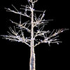 4.5' White Tree With 100 Pure White LED Lights
