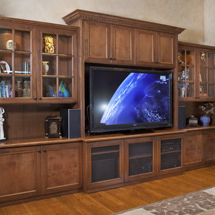 Design ideas for a home cinema in San Francisco.