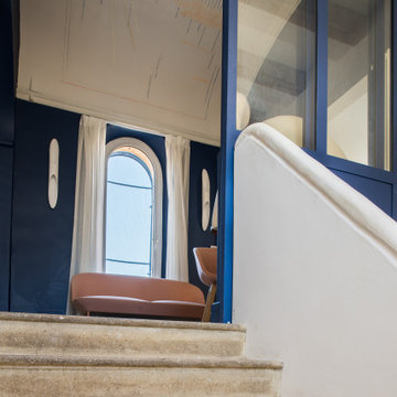 Escalier, entrée "Rêverie" Rénovation complète, thème Bleu
