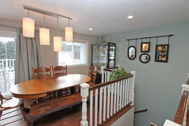 Inspiration for a contemporary dining room remodel in Seattle