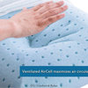 Sleep Ventilated Air Cell Technology Gel Memory Foam Pillow, Standard