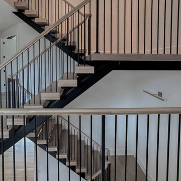 Project #122 | Freestanding Steel & Wood Staircase