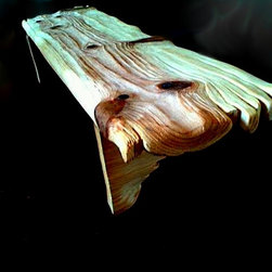 Rustic hand carved shelves - Display And Wall Shelves 