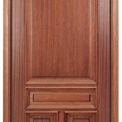 Arch Top Mahogany Doors - Front Doors