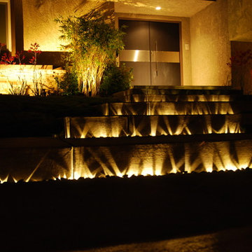 Inspired LED Outdoor Lighting - Entry Exterior Stair Lighting