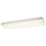 Kichler Lighting - Kichler Lighting 10301WH Fluorescent Fixture Group - 2 Light Ceiling Mount - wit - This Kichler fluorescent light features decorativeFluorescent Fixture  White White GlassUL: Suitable for damp locations Energy Star Qualified: n/a ADA Certified: n/a  *Number of Lights: 2-*Wattage:32w Fluorescent bulb(s) *Bulb Included:No *Bulb Type:Fluorescent *Finish Type:White