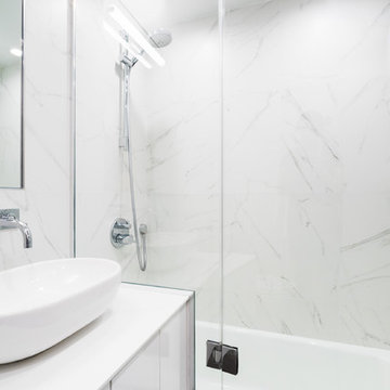 Brooklyn Contemporary Corian Kitchen
