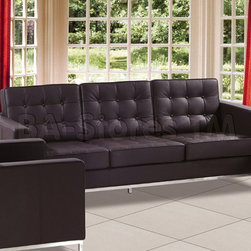 Sofa in Brown Full Italian Leather - Sofas