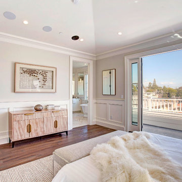 Master Bedroom - Meticulously Detailed Cape Cod Home in Manhattan Beach, CA