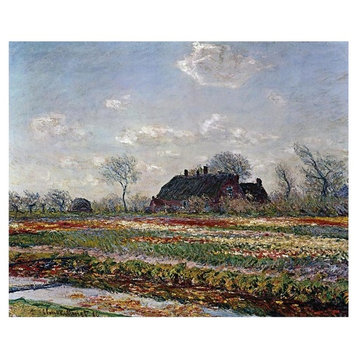 "Tulip Field Sassenheim" Digital Paper Print by Vincent Van Gogh, 32"x26"