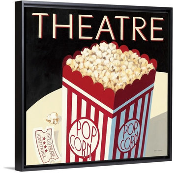 "Theatre" Floating Frame Canvas Art, 38"x38"x1.75"