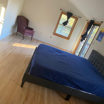 Beltsville Red Oak Hardwood Flooring Installation & Refinish Hardwood Bay Window