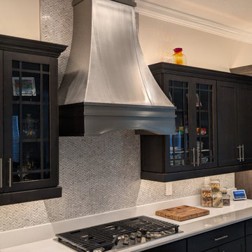 Before vs. After: Custom Stainless Steel Range Hood Leads the Reno Style