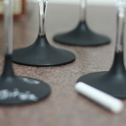 Chalkboard Wine Glasses - Wine Glasses