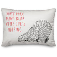 Don't Poke the Bear 14x20 Lumbar Pillow Cover