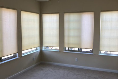 Cellular Shades in Florida Room - Great for temperature & light control