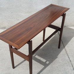 Solid Walnut Console Table - Products