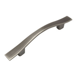 Cosmas - Cabinet Pull, Antique Silver - Cabinet And Drawer Handle Pulls